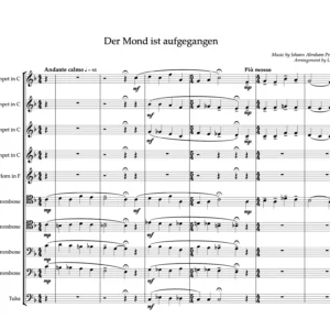 Der Mond ist Aufgegangen - German Children´s Song by Johann Abraham Peter Schulz